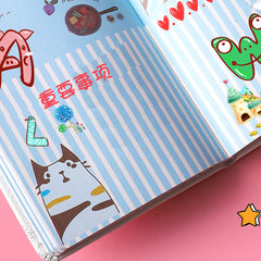 Kawaii Cute Cartoon Slow Rebound Decompression Notebook, Kawai Notebooks