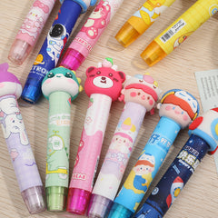 Cute Cartoon Animal Head Eraser