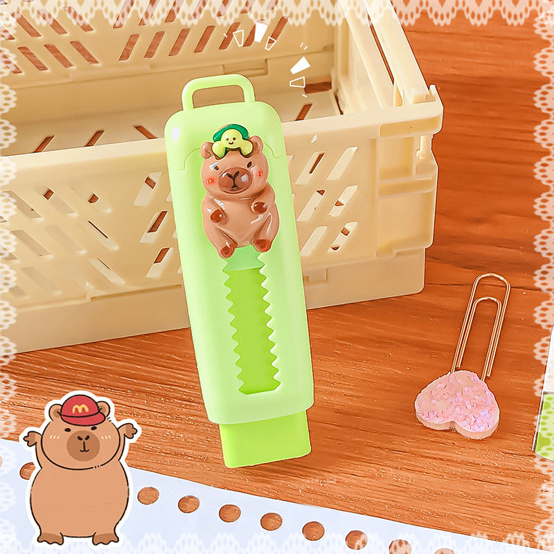 Capybara Retractable Eraser