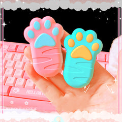 Cute Cat Paw Shape Eraser