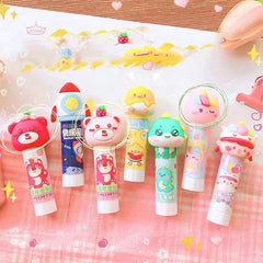 kawaii Animal Shape Head Solid Glue Stick