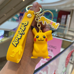 ⚡ Pokémon Anime Keychain – Cute PVC Character Pendant Collection