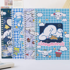 📒 Kawaii A5 Spiral Notebook – Cute Cartoon Series for Students