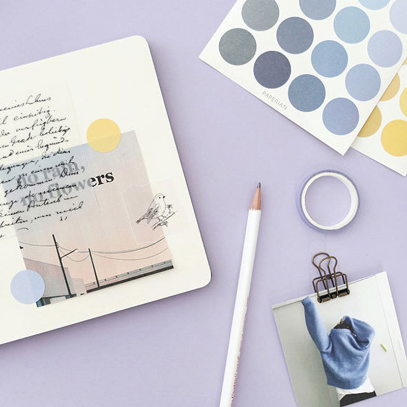 Cute Color Palette Gradient Index Stickers, Bookmarks