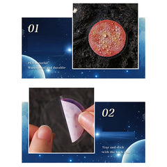 Star Secret Language Transparent PET Sticker Pack of 40Pcs 🌌