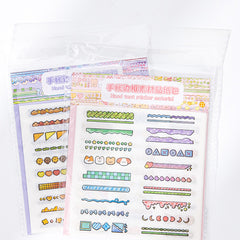 Cute Border Decoration Stickers Packet,Stickers