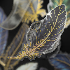 PET Vintage Foil Sticker Pack Angel's Feather Series Set of 5 Stickers