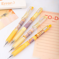 🍁 Autumn Sunset Dream Gel Pen Set — 4-Piece Click Gel Pens (0.5mm)