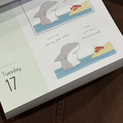 2026 Healing Comic-Style Cute Animal Calendar