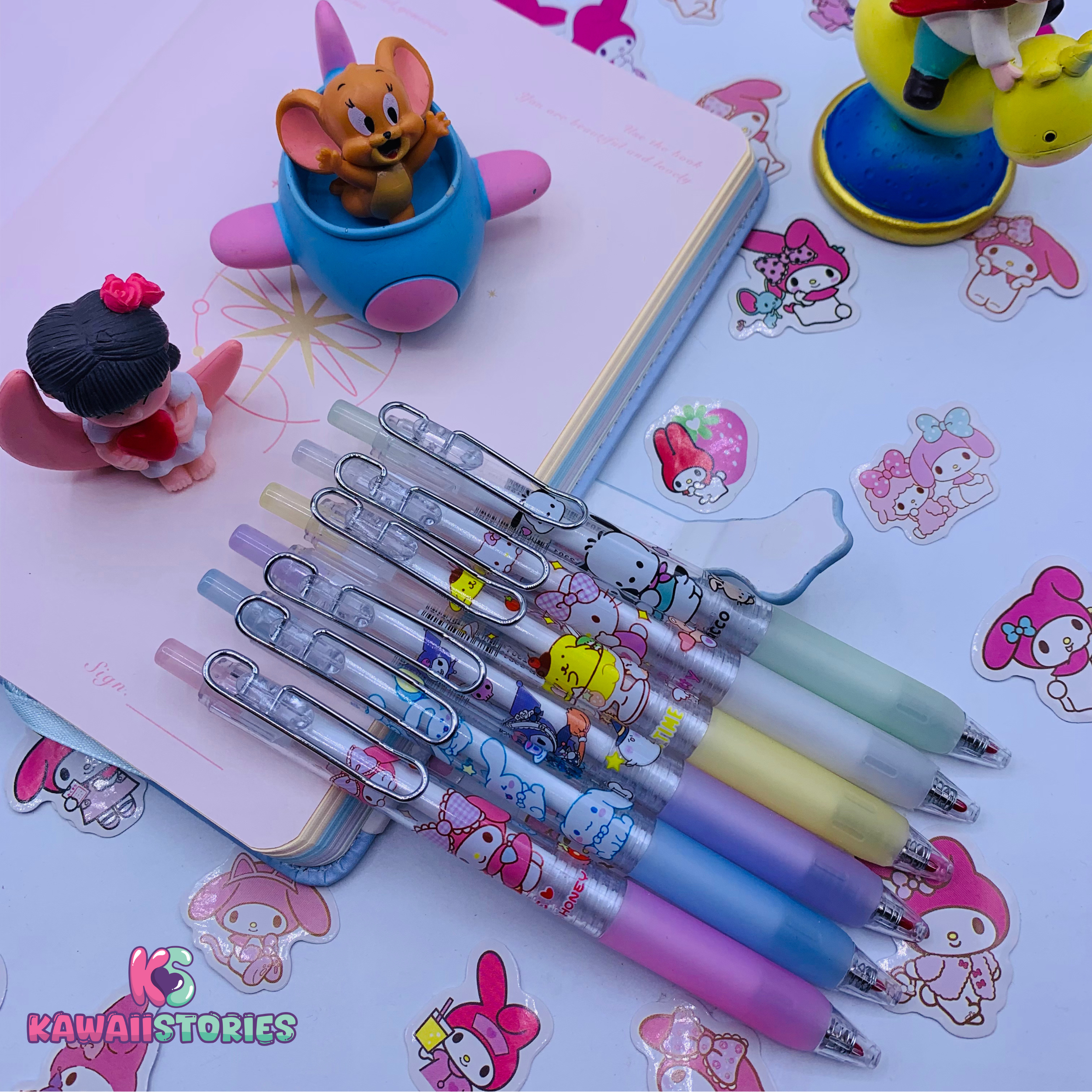 Hello Kitty Sanrio Family Metal Hook Pen