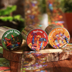 PET Fairy Tale Corridor Retro Decorative Washi Tape