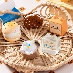 Mini Cat Dessert & Ice Cream Table Decoration Set of 5
