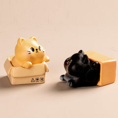 Kitten Series Resin Desktop & Car Decor Ornaments Pack of 5