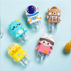 Cartoon Silicone Head Correction Tape – Cute Character Smooth 5mm Correction Tape for Students