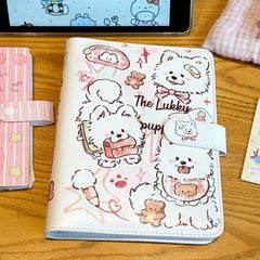 Music Animal A5 Loose-Leaf PU Notebook