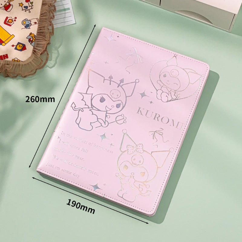 🌸 Sanrio Holographic B5 Notebook –  PU Softcover Student Journal