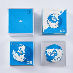 2026 3D Globe Paper Sculpture Creative Calendar
