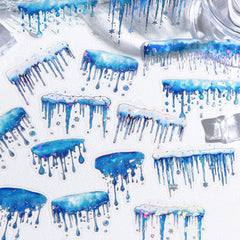 Mo Ink PET Ice Crystal Sticker – Rainwater Series Pack of 20 Stickers