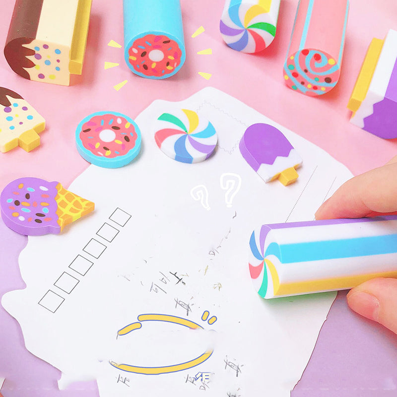 Creative Prize Ice Cream Rubber Eraser