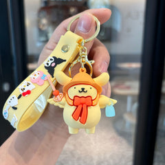 🔮 Magic Spell Sanrio Keychain – Cute Cartoon Character Pendant Collection