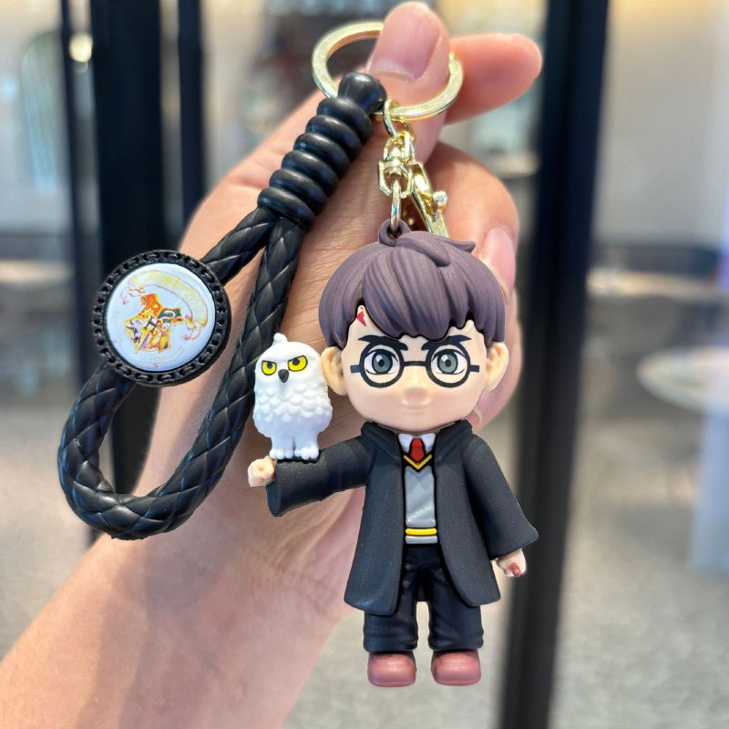 ✨ Harry Potter Character Keychain – Cute Cartoon Wizard Pendant Collection