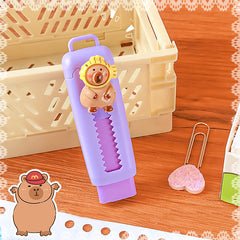 Capybara Retractable Eraser