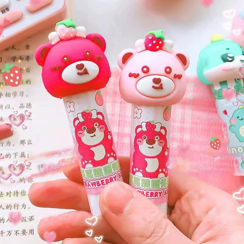kawaii Animal Shape Head Solid Glue Stick