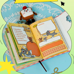 Tom and Jerry B6 Tri-Fold Notebook