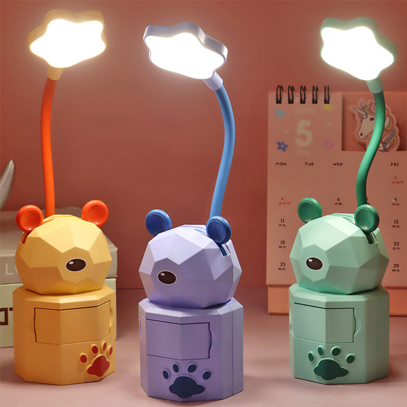 Kawaii Student Dormitory Cartoon Animal Lamp,Kawaii Lamps