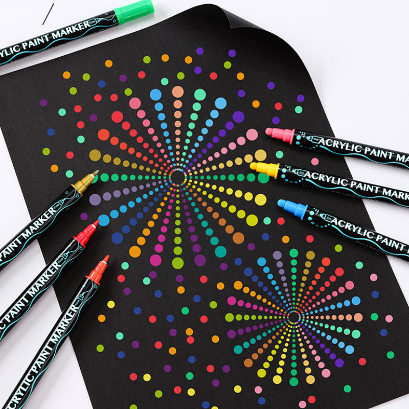Double Tip Dot Acrylic Markers | KawaiiStories