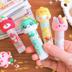 kawaii Animal Shape Head Solid Glue Stick