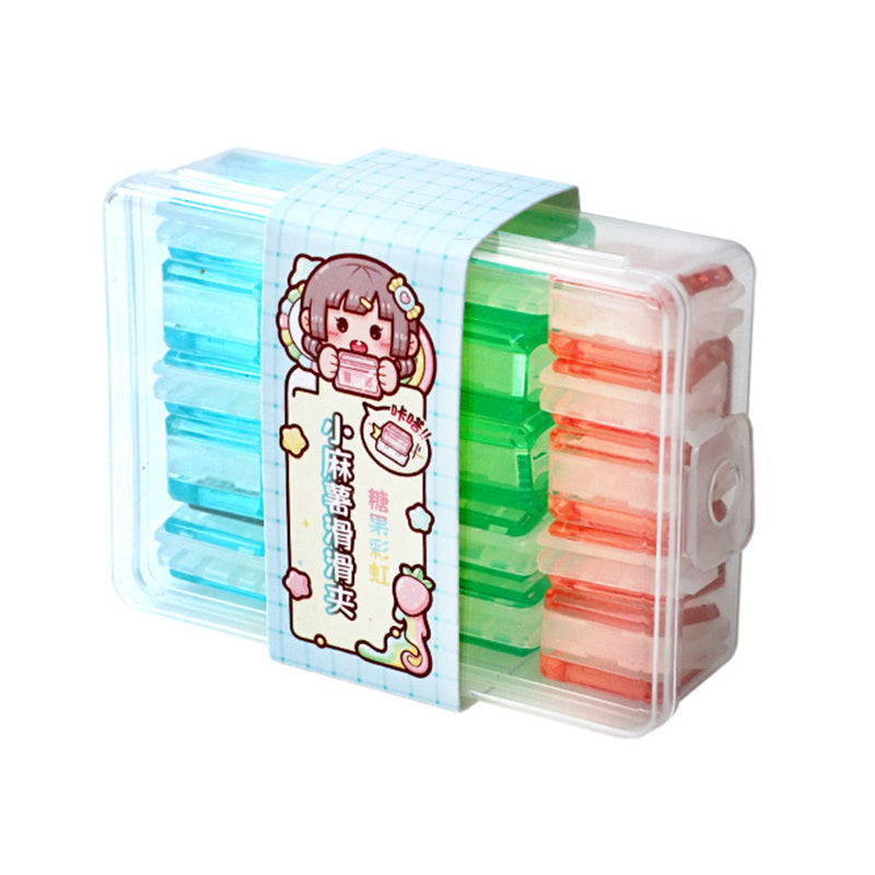 Kawaii Mochi Slide Puch Clip Bookmark, Bookmarks