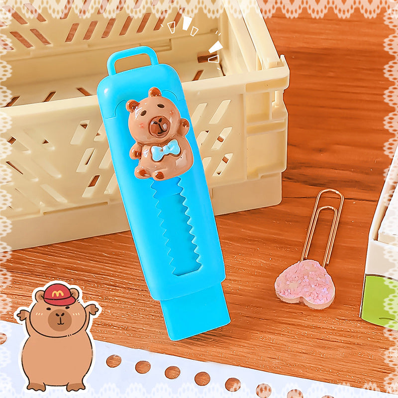 Capybara Retractable Eraser
