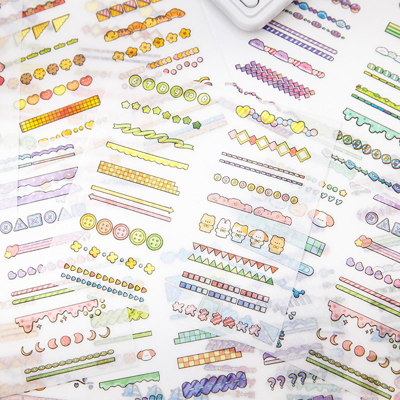 Cute Border Decoration Stickers Packet,Stickers