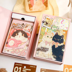 Mr. Paper 2026 Upgraded 365 Desk Calendar – Pet Theme Gift Box