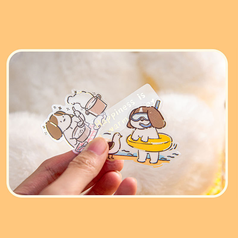 Sticker Plush Plush Life PVC Stickers – Cute & Cozy! 30Pcs – KawaiiStories