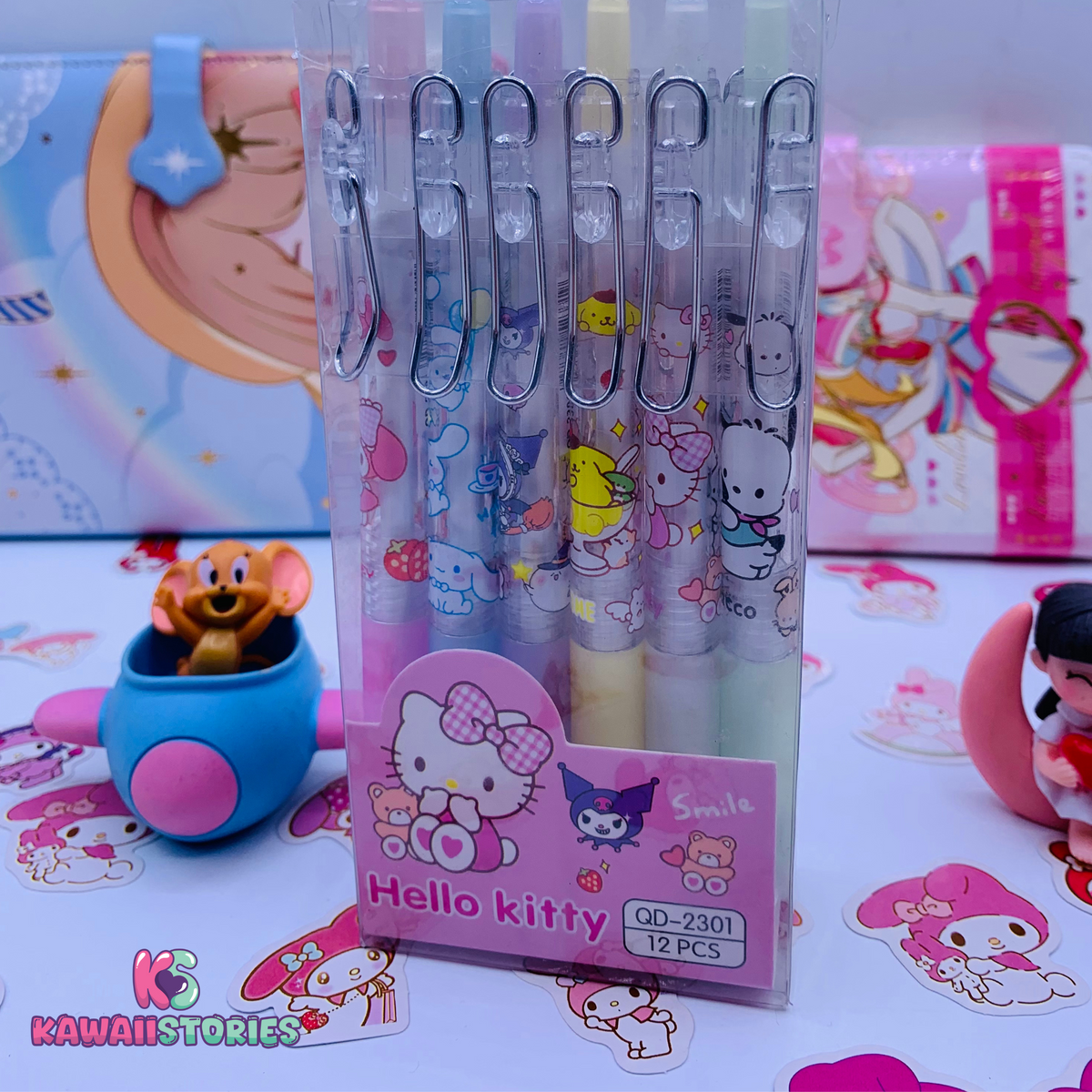 Hello Kitty Sanrio Family Metal Hook Pen