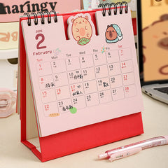 Cute Concave & Convex Cartoon Style 2026 Calendar