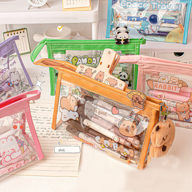 transparent cartoon pencil case
, Geometry Box