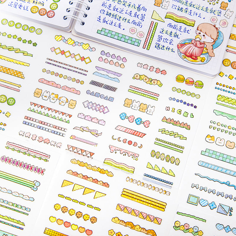 Cute Border Decoration Stickers Packet,Stickers