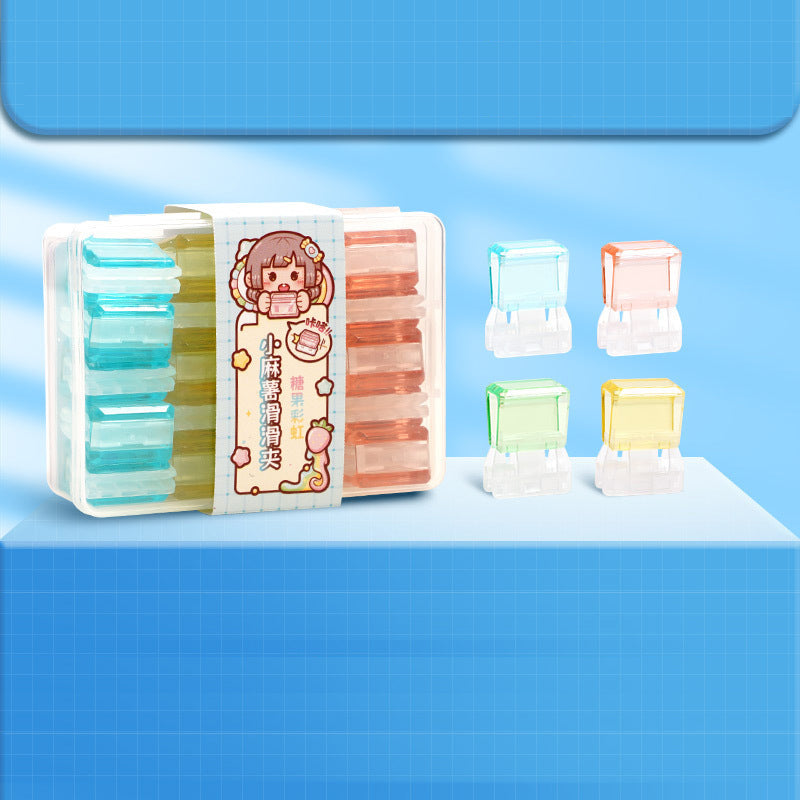 Kawaii Mochi Slide Puch Clip Bookmark, Bookmarks
