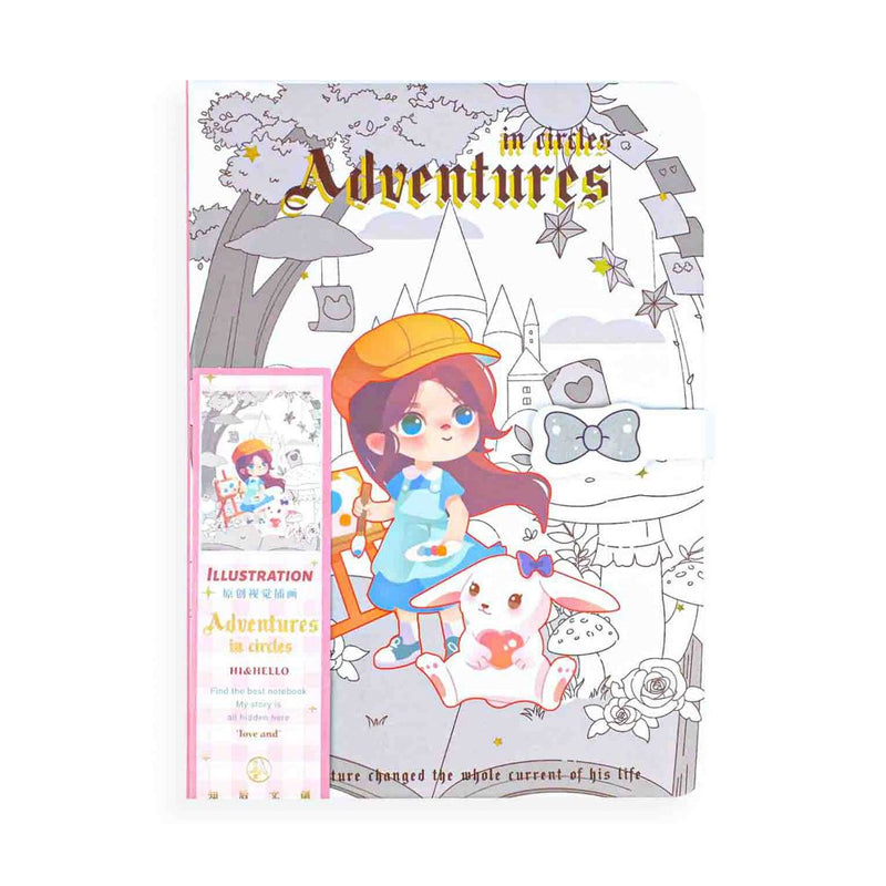 Kawaii Painting Adventure Notebook, Kawai Notebooks