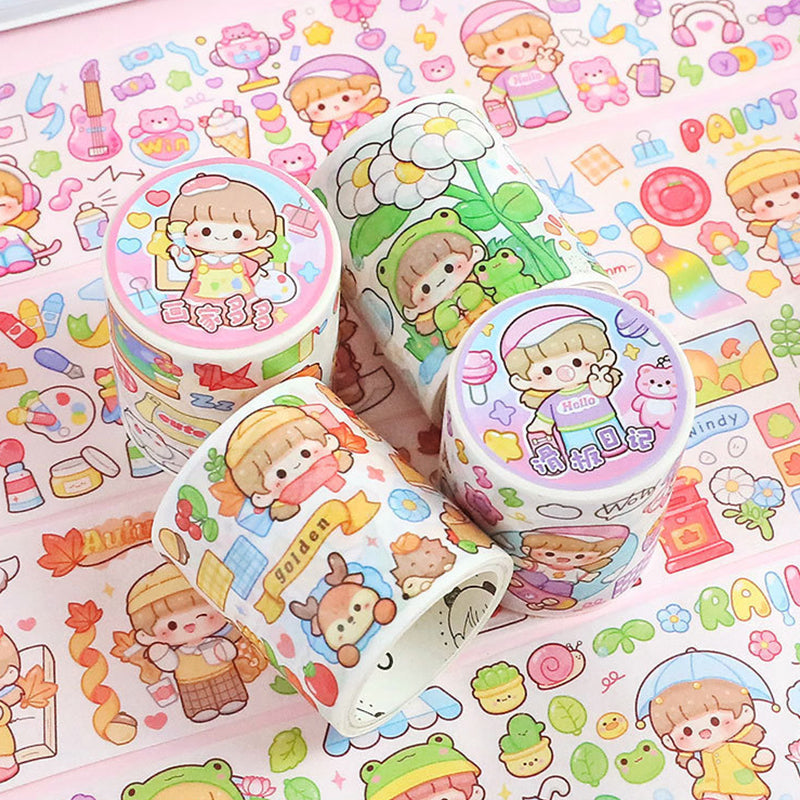 Tirado Cute Soft Duoduo Sauce Washi Tape - Soft Paper Hand Journal Tape, Washi Tapes