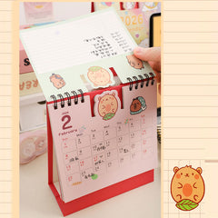 Cute Concave & Convex Cartoon Style 2026 Calendar
