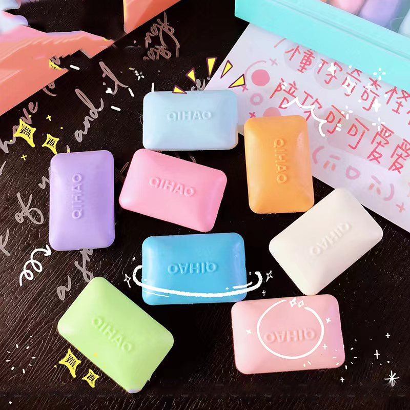 Qihao Rainbow Colors Erasers
