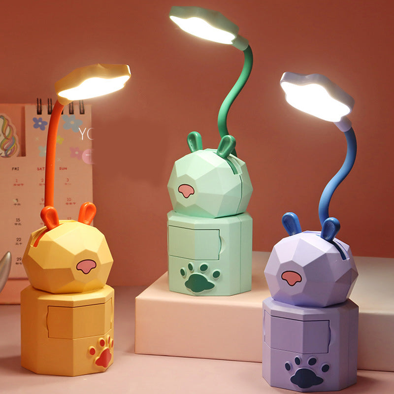 Kawaii Student Dormitory Cartoon Animal Lamp,Kawaii Lamps