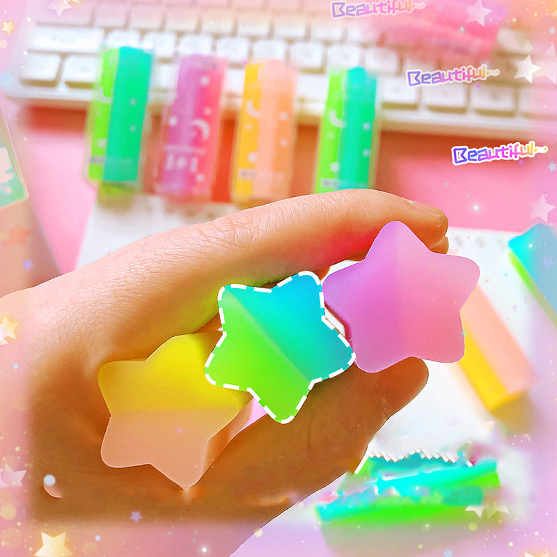 Lucky Star Luminous Eraser