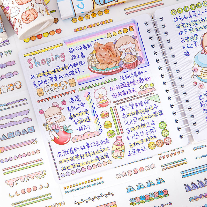 Cute Border Decoration Stickers Packet,Stickers