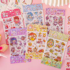 Twelve Constellations Cartoon Paper Sticker Set ♈✨
