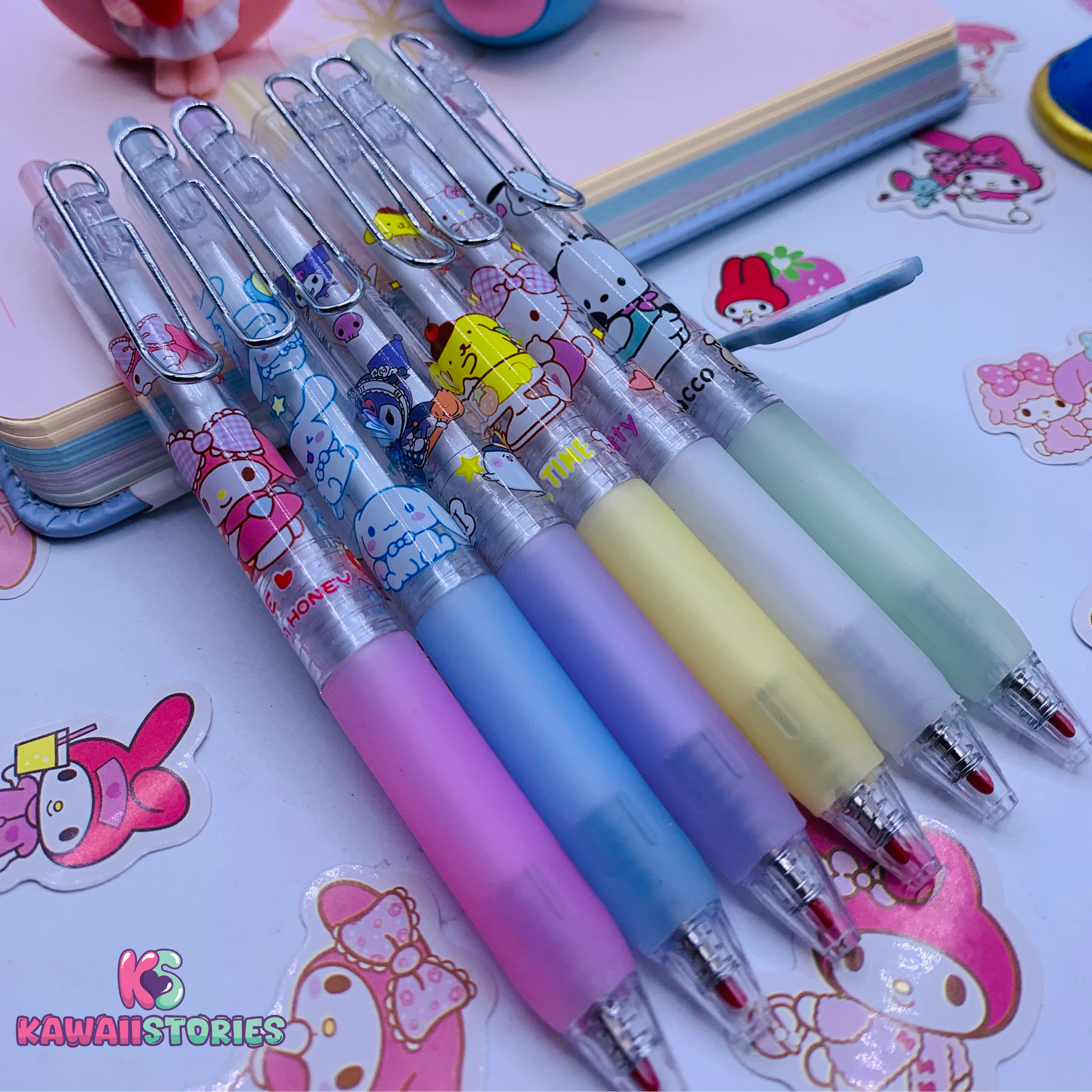 Hello Kitty Sanrio Family Metal Hook Pen